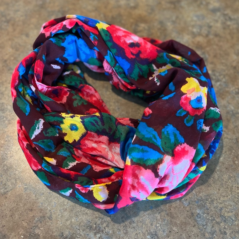 Aerie Floral Infinity Scarf